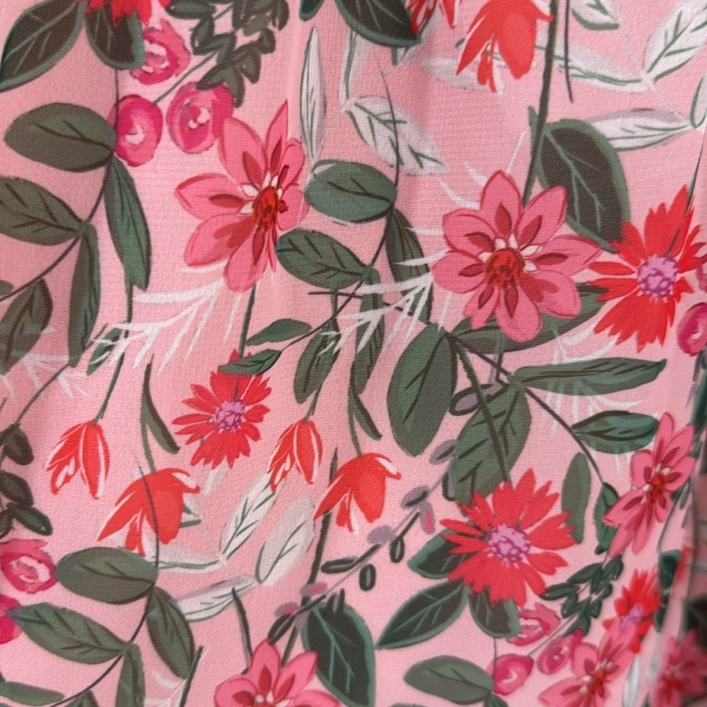 NWT Koko and Mason Nordstrom floral ruffle mini babydoll dress croquette - Picture 3 of 6